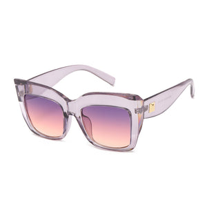 45512 Oversized Cat Eye Sunglasses Women Retro Glasses Frame Eyeglasses UV400