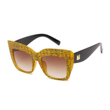 Load image into Gallery viewer, 45512 Oversized Cat Eye Sunglasses Women Retro Glasses Frame Eyeglasses UV400