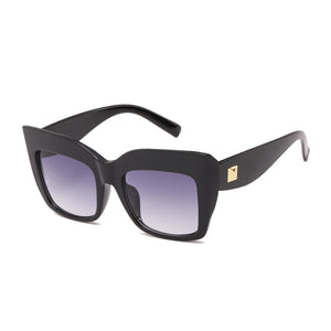 45512 Oversized Cat Eye Sunglasses Women Retro Glasses Frame Eyeglasses UV400