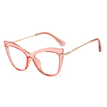 Load image into Gallery viewer, 45532 Ladies Cat Eye Anti-blue Light Glasses Frames Women Brand Designer Optical EyeGlasses Eyewear Computer Glasses