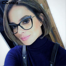 Load image into Gallery viewer, 45532 Ladies Cat Eye Anti-blue Light Glasses Frames Women Brand Designer Optical EyeGlasses Eyewear Computer Glasses