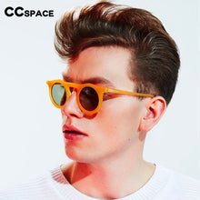 Load image into Gallery viewer, 45588 Retro Round Sunglasses Men Women Cat Eye Shades CCSPACE Vintage 2023 Brand Glasses Designer Oculos UV400
