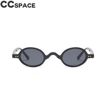 Load image into Gallery viewer, 45597 Small Round Retro Sunglasses Men Women Rivet Steampunk Leopard Tea Shades CCSPACE 45597 Vintage 2021 Brand Glasses Oculos