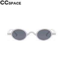 Load image into Gallery viewer, 45597 Small Round Retro Sunglasses Men Women Rivet Steampunk Leopard Tea Shades CCSPACE 45597 Vintage 2021 Brand Glasses Oculos