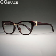 Load image into Gallery viewer, 45605 Rhinestone Cat Eye Glasses Frames Women Diamond Decoration Styles Optical Computer Glasses