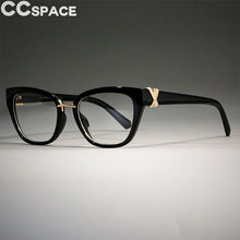 Load image into Gallery viewer, 45605 Rhinestone Cat Eye Glasses Frames Women Diamond Decoration Styles Optical Computer Glasses