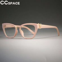 Load image into Gallery viewer, 45605 Rhinestone Cat Eye Glasses Frames Women Diamond Decoration Styles Optical Computer Glasses