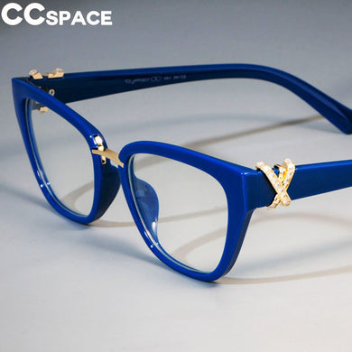 45605 Rhinestone Cat Eye Glasses Frames Women Diamond Decoration Styles Optical Computer Glasses