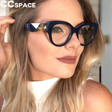 Load image into Gallery viewer, 45636 Cat Eye Glasses Frames Women Retro Styles Designer Optical Computer Glasses
