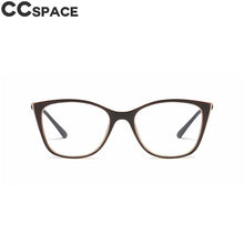 Load image into Gallery viewer, 45649 Women Cat Eye Glasses Frames Rope Knot Metal Temple Trending Styles Optical Computer Glasses