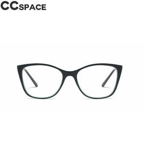 45649 Women Cat Eye Glasses Frames Rope Knot Metal Temple Trending Styles Optical  Computer Glasses