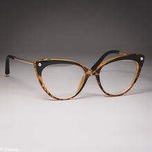 Load image into Gallery viewer, Cat Eye Glasses Frames Plastic titanium Women Trending Rivet Styles Optical Fashion Computer Glasses