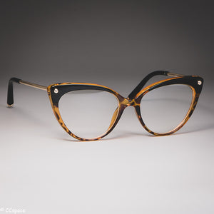 Cat Eye Glasses Frames Plastic titanium Women Trending Rivet Styles Optical Fashion Computer Glasses