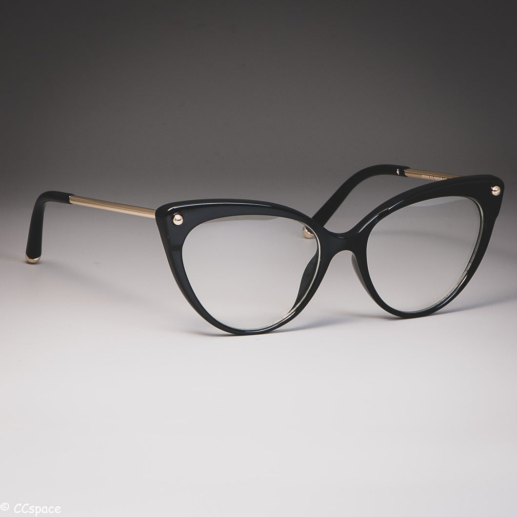 Cat Eye Glasses Frames Plastic titanium Women Trending Rivet Styles Optical Fashion Computer Glasses