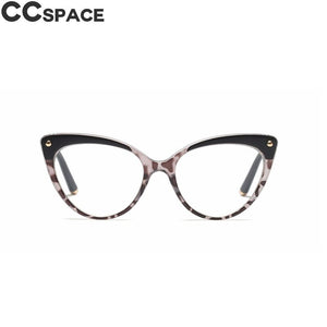 45651 Cat Eye Optical Glasses Frames Women Floral Rivet Computer EyeGlasses
