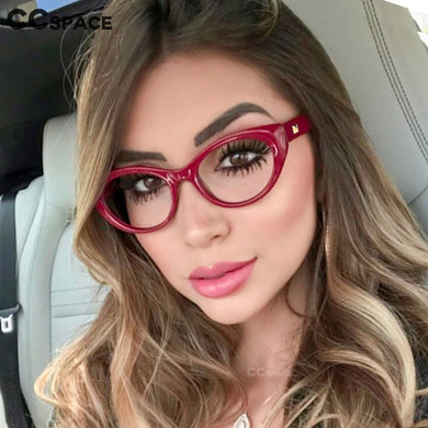 45675 Cat Eye Glasses Frames Men Women Optical Computer Glasses