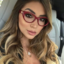 Load image into Gallery viewer, 45675 Cat Eye Glasses Frames Men Women Optical Computer Glasses
