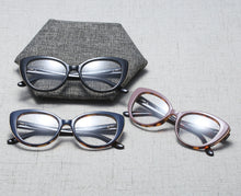 Load image into Gallery viewer, 45677 Retro Cat Eye Blue Light Blocking Glasses Frames Women Leopard Optical Computer Glasses