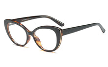 Load image into Gallery viewer, 45677 Retro Cat Eye Blue Light Blocking Glasses Frames Women Leopard Optical Computer Glasses
