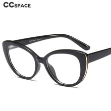 Load image into Gallery viewer, 45677 Retro Cat Eye Blue Light Blocking Glasses Frames Women Leopard Optical Computer Glasses