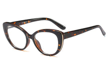 Load image into Gallery viewer, 45677 Retro Cat Eye Blue Light Blocking Glasses Frames Women Leopard Optical Computer Glasses