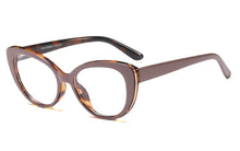 Load image into Gallery viewer, 45677 Retro Cat Eye Blue Light Blocking Glasses Frames Women Leopard Optical Computer Glasses