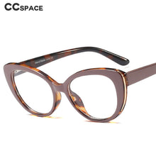 Load image into Gallery viewer, 45677 Retro Cat Eye Blue Light Blocking Glasses Frames Women Leopard Optical Computer Glasses