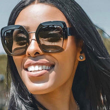 Load image into Gallery viewer, 45679 Retro Square Sunglasses Women Gradient Lens Shades Uv400 Vintage Glasses