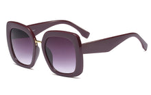 Load image into Gallery viewer, 45679 Retro Square Sunglasses Women Gradient Lens Shades Uv400 Vintage Glasses