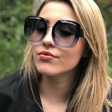 Load image into Gallery viewer, 45679 Retro Square Sunglasses Women Gradient Lens Shades Uv400 Vintage Glasses
