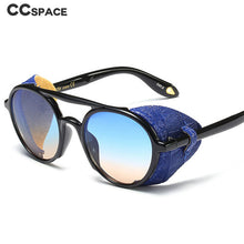 Load image into Gallery viewer, 45703 Steampunk Goggle Sunglasses Men Women 2023 Retro Sun Glasses Vintage Eyewear