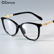 Load image into Gallery viewer, 45705 Classic Cross Knot Glasses Frames Shiny Rhinestone Men Women Optical Computer Glasses