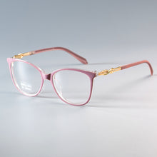 Load image into Gallery viewer, 45705 Classic Cross Knot Glasses Frames Shiny Rhinestone Men Women Optical Computer Glasses