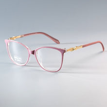 Carica l&#39;immagine nel visualizzatore di Gallery, 45705 Cross Knot Glasses Frames Shiny Rhinestone Men Women Optical Computer Glasses