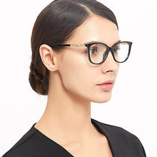 Carica l&#39;immagine nel visualizzatore di Gallery, 45705 Cross Knot Glasses Frames Shiny Rhinestone Men Women Optical Computer Glasses