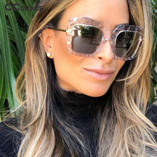 Load image into Gallery viewer, 45724 cuadrado Irregular marco gafas de sol de moda hombres mujeres tonos UV400 gafas Vintage