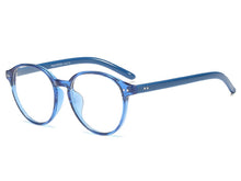 Load image into Gallery viewer, 45738 Round Cat Eye Rivet Glasses Frames Men Women Optical Computer Glasses