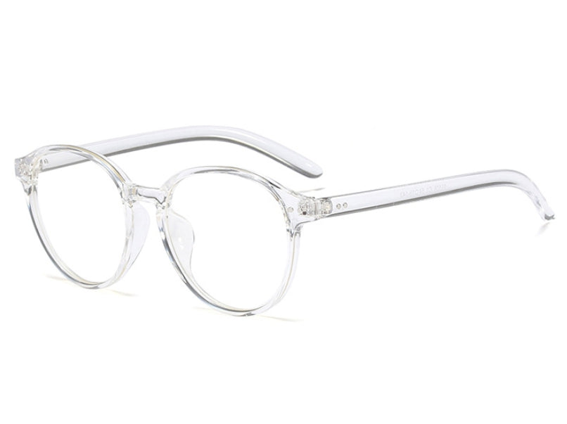 45738 Round Cat Eye Rivet Glasses Frames Men Women Optical Computer Glasses