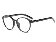 Load image into Gallery viewer, 45738 Round Cat Eye Rivet Glasses Frames Men Women Optical Computer Glasses