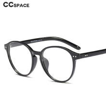 Load image into Gallery viewer, 45738 Round Cat Eye Rivet Glasses Frames Men Women Optical Computer Glasses