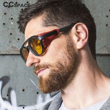 Load image into Gallery viewer, 45746 Steam Punk Round Retro Goggles Sunglasses Men Women Shades UV400 Vintage Glasses