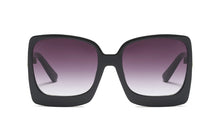 Load image into Gallery viewer, 45763 Big Frame Square Brand Sunglasses Women Cat Eye Shades Uv400 Vintage Glasses