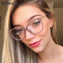 Carica l&#39;immagine nel visualizzatore di Gallery, 45772 Anti-blue light Cat Eye Retro Glasses Frames Men Women Optical  Computer EyeGlasses