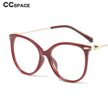 Load image into Gallery viewer, 45772 Cat Eye Anti-blue light Retro Glasses Frames Women Optical Computer EyeGlasses