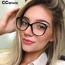 Load image into Gallery viewer, 45772 Cat Eye Anti-blue light Retro Glasses Frames Women Optical Computer EyeGlasses