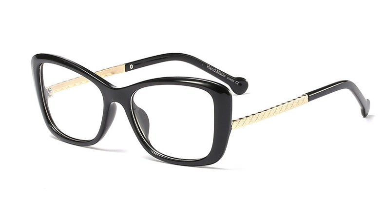 45778 Cat Eye Square Glasses Frames Women Optical Computer Glasses