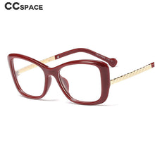 Load image into Gallery viewer, 45778 Cat Eye Square Glasses Frames Women Optical Computer Glasses