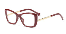 Load image into Gallery viewer, 45778 Cat Eye Square Glasses Frames Women Optical Computer Glasses