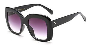 45805 Retro Big Frame Sunglasses Men Women 2023 Shades UV400 Vintage Glasses