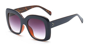 45805 Retro Big Frame Sunglasses Men Women 2023 Shades UV400 Vintage Glasses